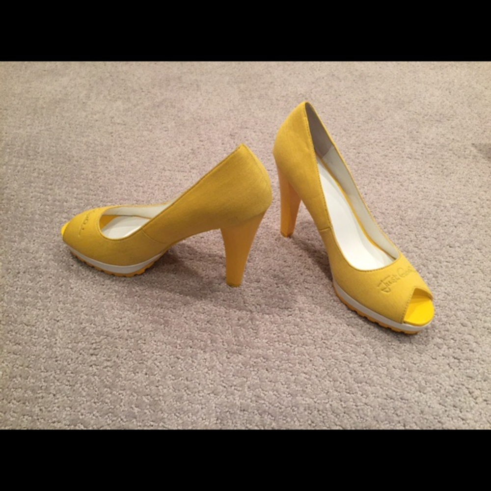 Just Cavalli  platform canvas shoes